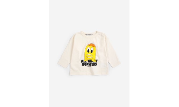 BOBO CHOSES Marškinėliai BABY BIGTOOTH LEMON