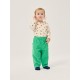 BOBO CHOSES Marškinėliai BABY STAMP BLOOM