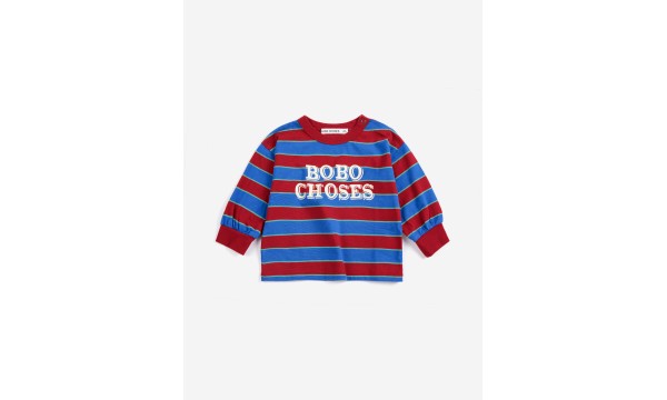 BOBO CHOSES Marškinėliai BABY EMBOSSED STRIPES