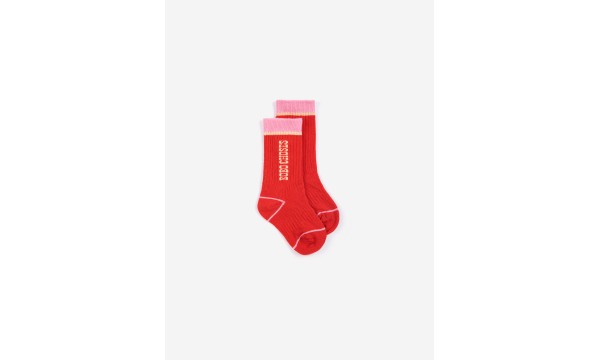 BOBO CHOSES Kojinės BABY RED
