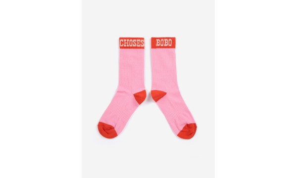 BOBO CHOSES Kojinės POP PINK