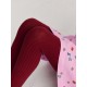 BOBO CHOSES Pėdkelnės RIBBED RED