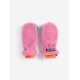 BOBO CHOSES Pašiltintos pirštinės COLOR BLOCK PINK