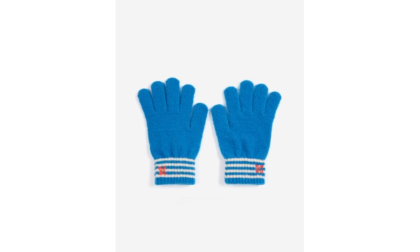 BOBO CHOSES Megztos pirštinės LIGHT BLUE