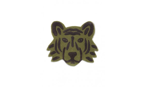 FERM LIVING Kilimas TIGER HEAD GREEN