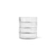 FERM LIVING Serviravimo Indai , 4 vnt. CLEAR