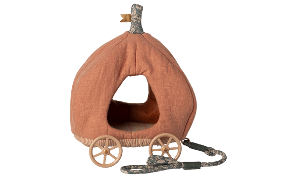 MAILEG Karieta MOUSE PUMPKIN