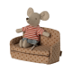 MAILEG Sofa Lova Mouse CHECKER