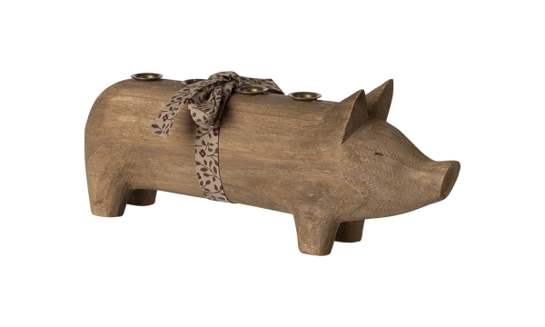 MAILEG Medinė Žvakidė PIG