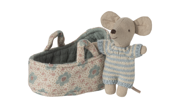 MAILEG Pelytė lopšelyje BABY BLUE