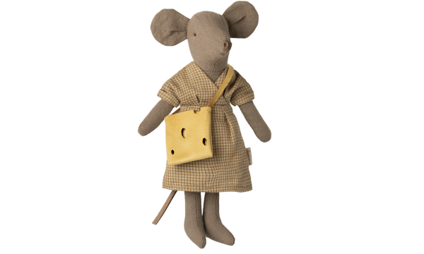 MAILEG Pelytė Mum Mouse LIGHT BROWN
