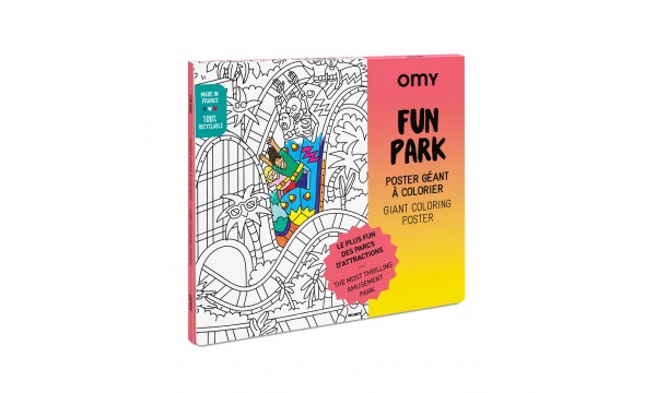 OMY Spalvinimo plakatas FUN PARK